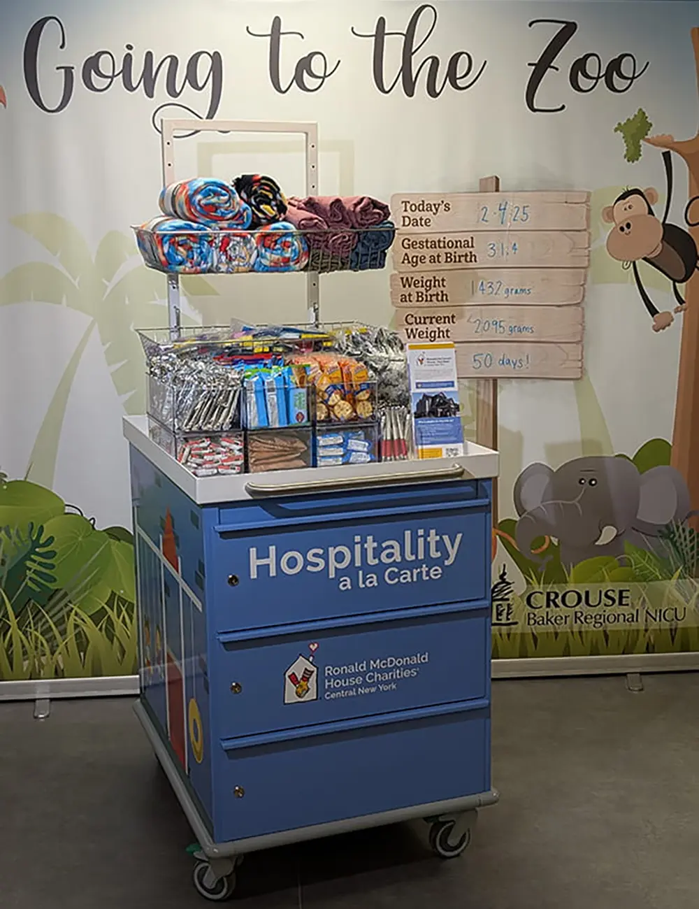 Ronald McDonald House Charities of Central New York's Hospitality Cart