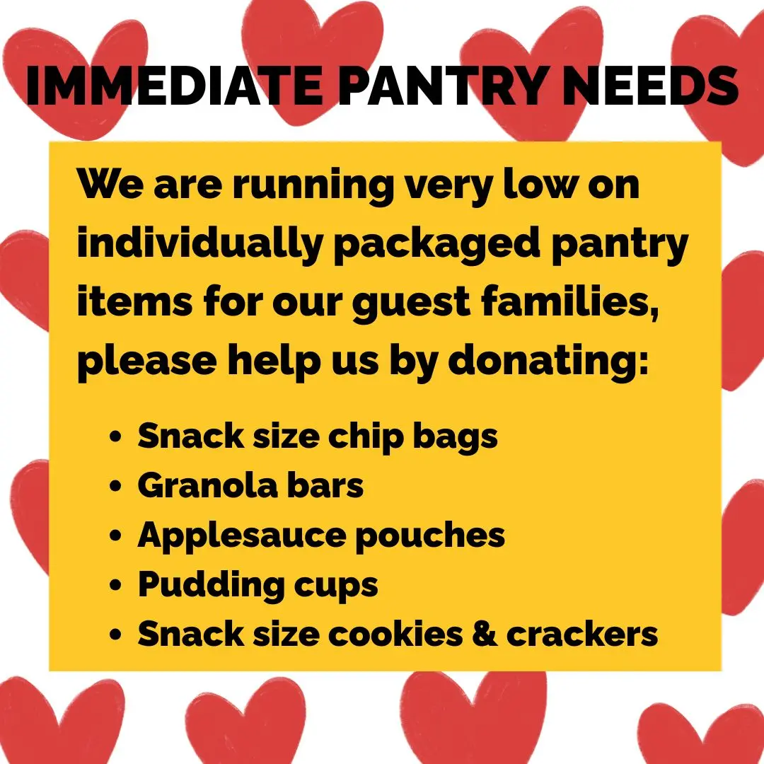 Immediate Pantry Needs